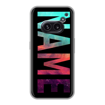 Силиконовый чехол на Nothing Phone (2a) Plus с принтом NAME