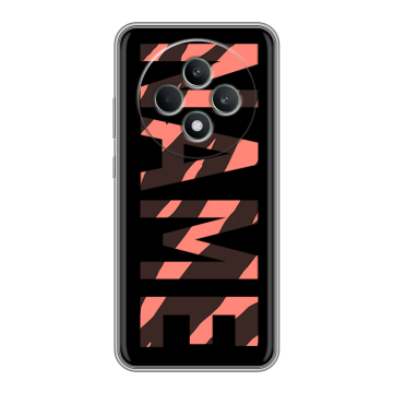 Силиконовый чехол на OPPO Reno12 F с принтом NAME
