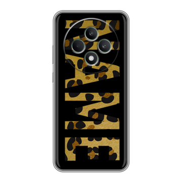Силиконовый чехол на OPPO Reno12 F с принтом NAME