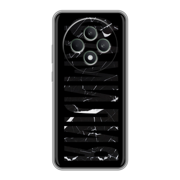 Силиконовый чехол на OPPO Reno12 F с принтом ФАМИЛИЯ