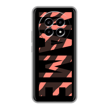 Силиконовый чехол на Realme 13 Pro с принтом NAME
