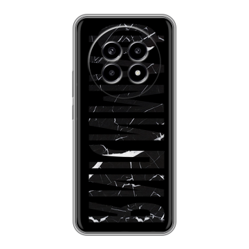 Силиконовый чехол на Realme 13 Pro с принтом ФАМИЛИЯ