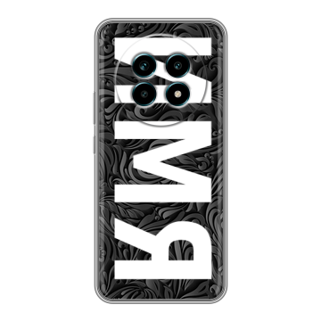 Силиконовый чехол на Realme 13 Pro Plus с принтом ИМЯ