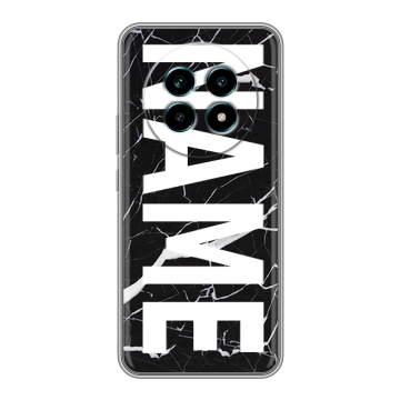 Силиконовый чехол на Realme 13 Pro Plus с принтом NAME