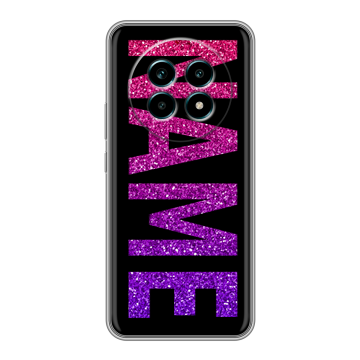 Силиконовый чехол на Realme 13 Pro Plus с принтом NAME