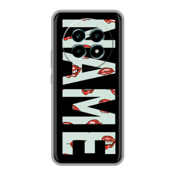 Силиконовый чехол на Realme 13 Pro Plus с принтом NAME