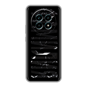 Силиконовый чехол на Realme 13 Pro Plus с принтом ФАМИЛИЯ