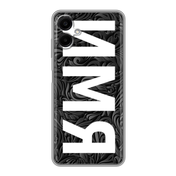 Силиконовый чехол на Samsung Galaxy A06 с принтом ИМЯ