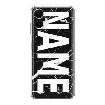Силиконовый чехол на Samsung Galaxy A06 с принтом NAME