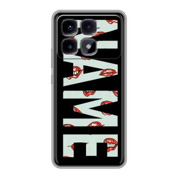 Силиконовый чехол на Xiaomi Redmi K70 Ultra с принтом NAME