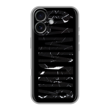 Силиконовый чехол на Iphone 16 с принтом ФАМИЛИЯ
