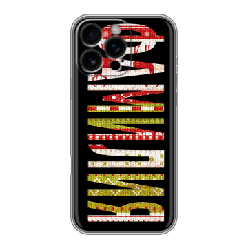 Силиконовый чехол на Iphone 16 Pro Max с принтом ФАМИЛИЯ