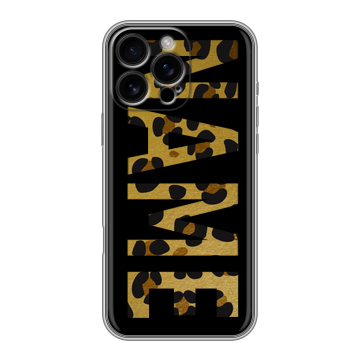 Силиконовый чехол на Iphone 16 Pro Max с принтом NAME