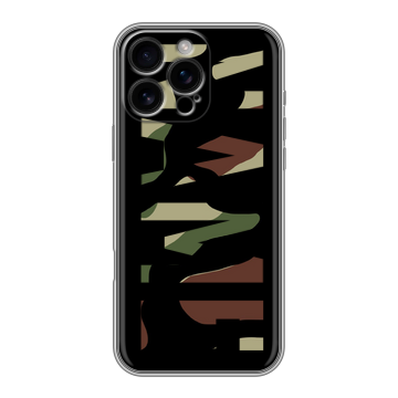 Силиконовый чехол на Iphone 16 Pro Max с принтом NAME