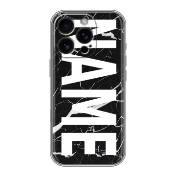 Силиконовый чехол на Iphone 16 Pro с принтом NAME