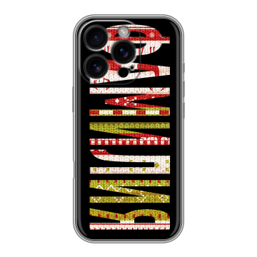 Силиконовый чехол на Iphone 16 Pro с принтом ФАМИЛИЯ