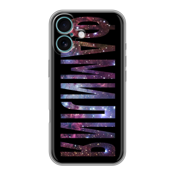 Силиконовый чехол на Iphone 16 Plus с принтом ФАМИЛИЯ