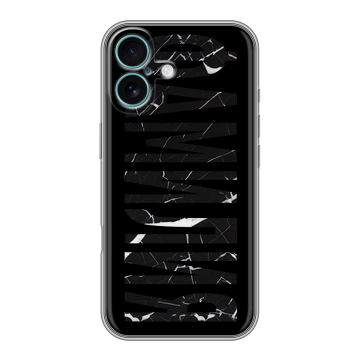 Силиконовый чехол на Iphone 16 Plus с принтом ФАМИЛИЯ