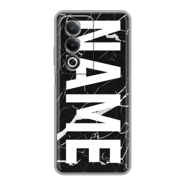 Силиконовый чехол на OPPO A3 Pro с принтом NAME