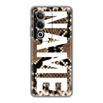 Силиконовый чехол на OPPO A3 Pro с принтом NAME