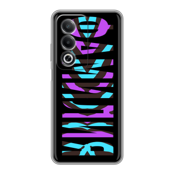 Силиконовый чехол на OPPO A3 Pro с принтом ФАМИЛИЯ