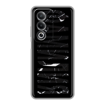 Силиконовый чехол на OPPO A3 Pro с принтом ФАМИЛИЯ