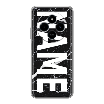 Силиконовый чехол на Xiaomi RedMi 14C с принтом NAME