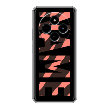 Силиконовый чехол на Xiaomi RedMi 14C с принтом NAME