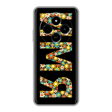 Силиконовый чехол на Xiaomi RedMi 14C с принтом ИМЯ