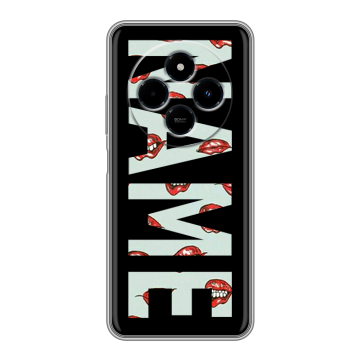 Силиконовый чехол на Xiaomi RedMi 14C с принтом NAME