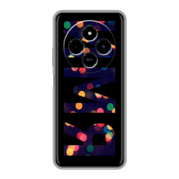 Силиконовый чехол на Xiaomi RedMi 14C с принтом ИМЯ