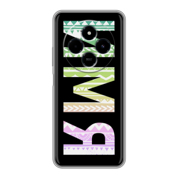 Силиконовый чехол на Xiaomi RedMi 14C с принтом ИМЯ