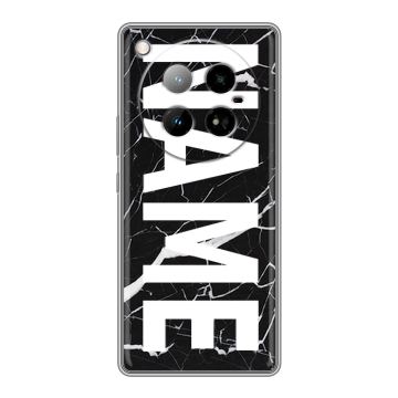 Силиконовый чехол на Infinix Zero 40 4G с принтом NAME