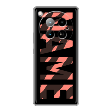 Силиконовый чехол на Infinix Zero 40 4G с принтом NAME