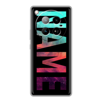 Силиконовый чехол на Infinix Zero 40 4G с принтом NAME