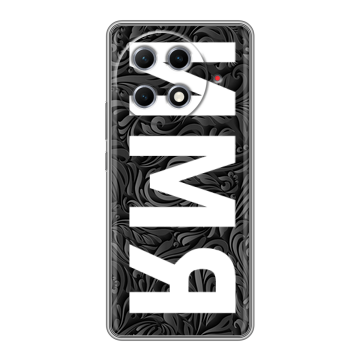 Силиконовый чехол на Tecno Camon 30S Pro с принтом ИМЯ