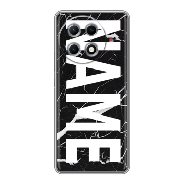 Силиконовый чехол на Tecno Camon 30S Pro с принтом NAME