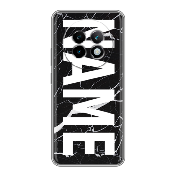 Силиконовый чехол на Realme 13 Plus 5G с принтом NAME