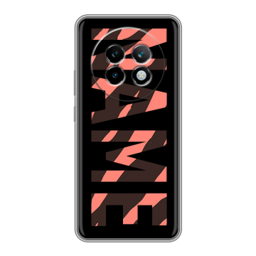 Силиконовый чехол на Realme 13 Plus 5G с принтом NAME