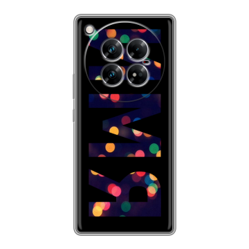 Силиконовый чехол на Infinix Zero 40 5G с принтом ИМЯ