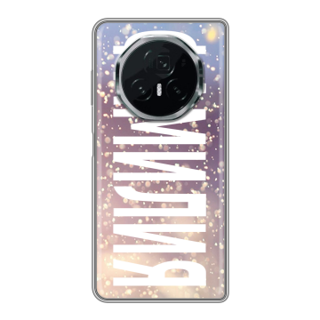 Пластиковый чехол на Honor Magic V3 с принтом ФАМИЛИЯ