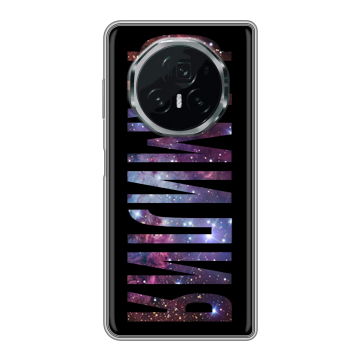 Пластиковый чехол на Honor Magic V3 с принтом ФАМИЛИЯ
