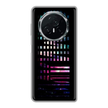 Пластиковый чехол на Honor Magic V3 с принтом ФАМИЛИЯ