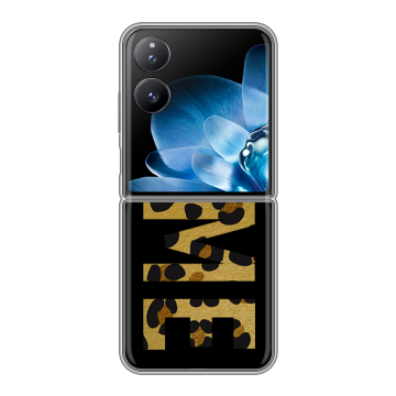 Пластиковый чехол на Xiaomi Mix Flip с принтом NAME