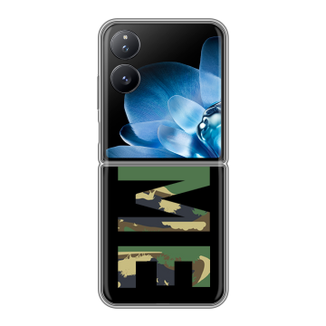 Пластиковый чехол на Xiaomi Mix Flip с принтом NAME