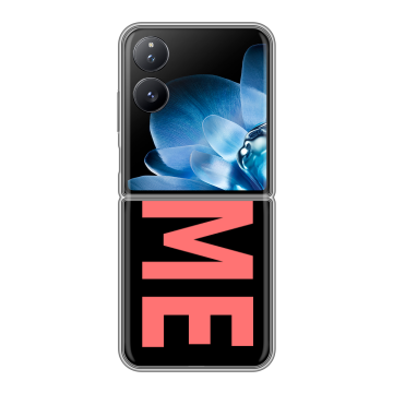 Пластиковый чехол на Xiaomi Mix Flip с принтом NAME