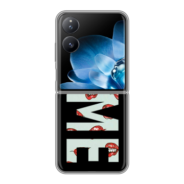 Пластиковый чехол на Xiaomi Mix Flip с принтом NAME
