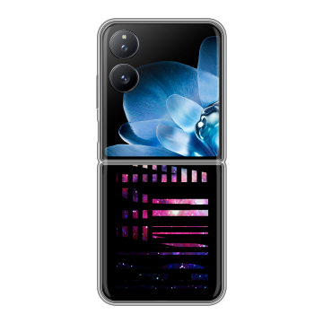 Пластиковый чехол на Xiaomi Mix Flip с принтом ФАМИЛИЯ