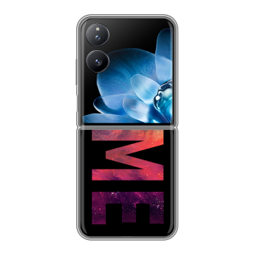 Пластиковый чехол на Xiaomi Mix Flip с принтом NAME