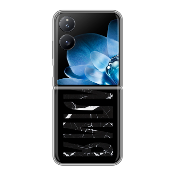 Пластиковый чехол на Xiaomi Mix Flip с принтом ФАМИЛИЯ